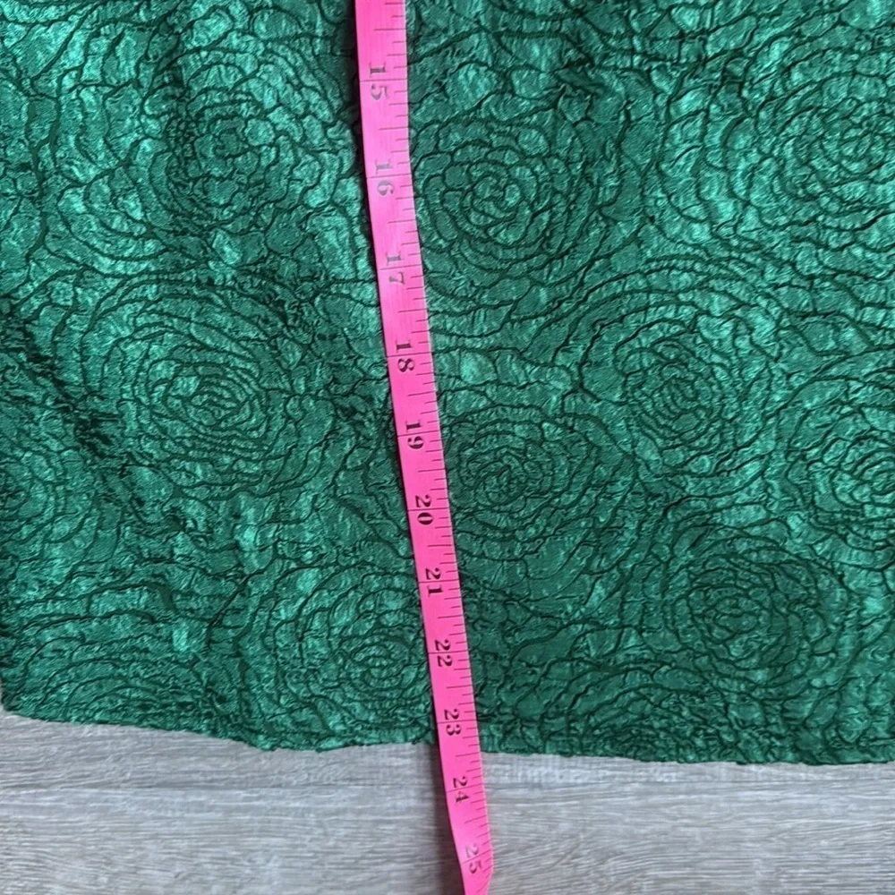NEW TUCKERNUCK HYACINTH HOUSE Green Jacquard Noelle Blouse XS